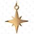 Dije de acero de estrella 10 unidades por pieza modelo n°2